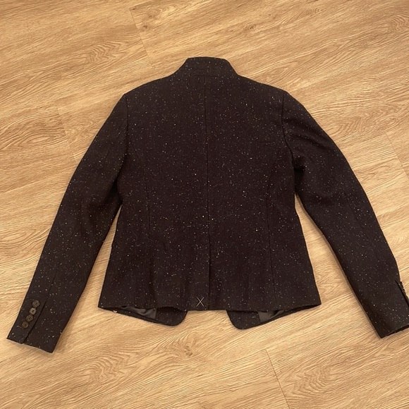 Ann Taylor Loft navy wool blend jacket Size 0 - Picture 12 of 13